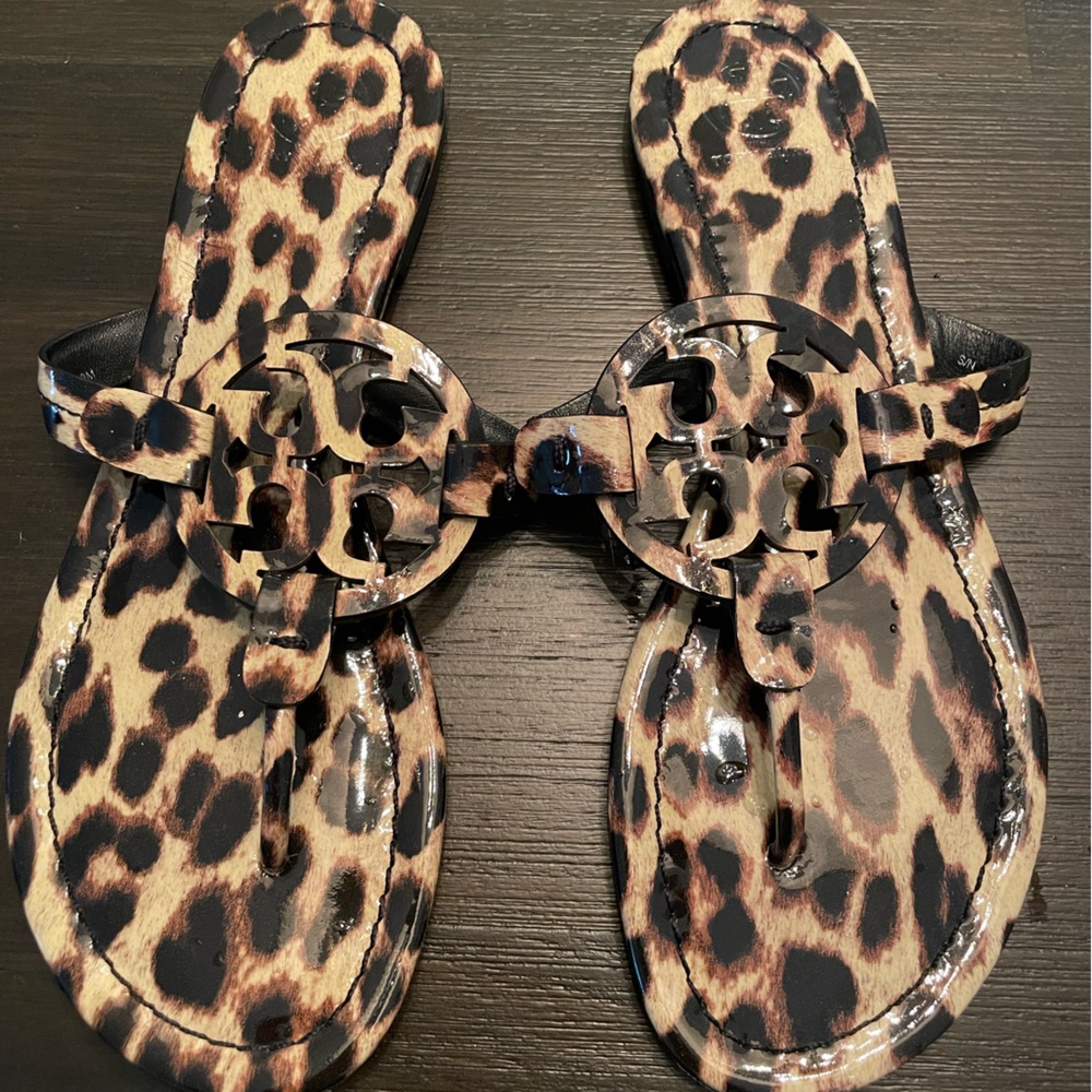 Tory Burch Leopard Print Sandals